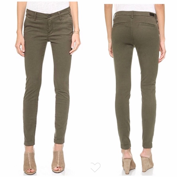 Joie Denim - *JOIE* Fatigue Trouser Skinny Olive Jeans